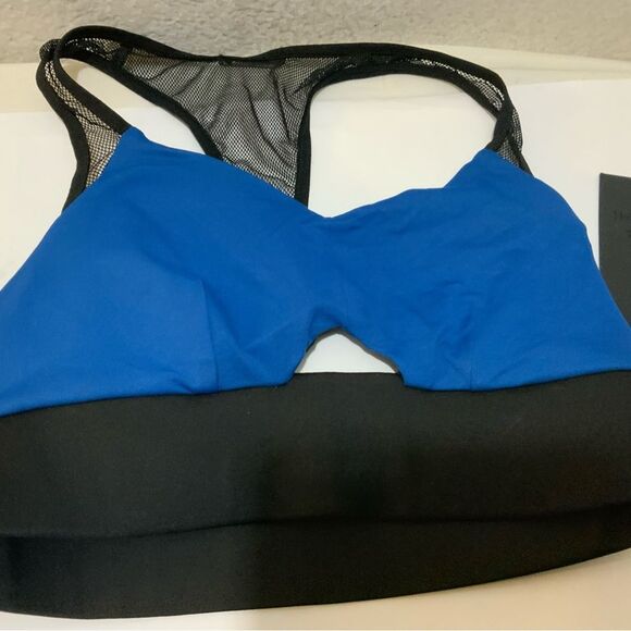 NWT MICHI  Sports Bra Blue and black size L - Picture 5 of 10